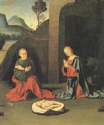 Giovanni Battista Ortolano The Nativity (mk05) oil painting